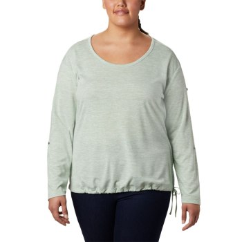 Columbia Kickin It Solid Plus Size, Pullover Verde Menta Para Mujer | 728061-STM